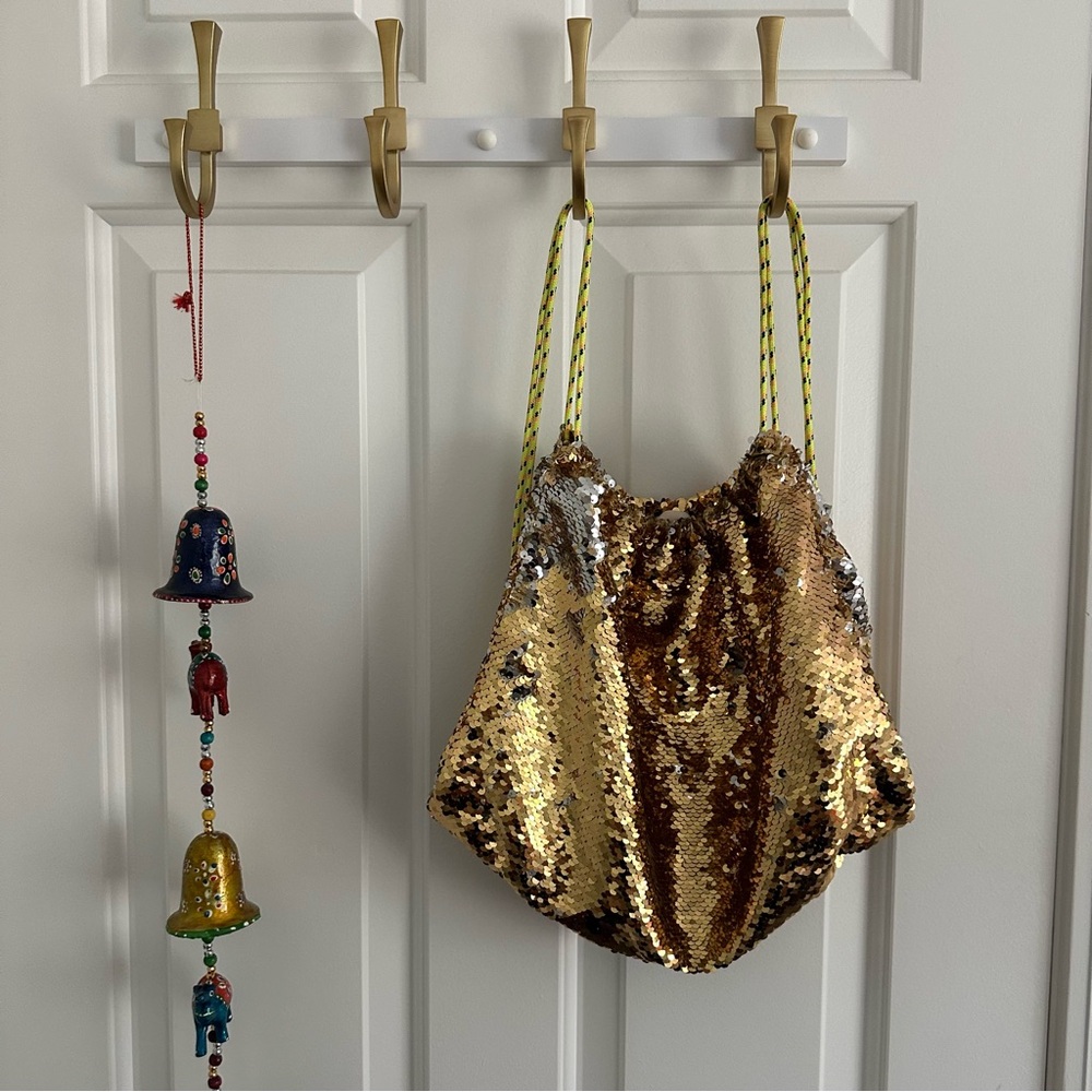 Crewcuts J Crew- Sequined Drawstring Bag